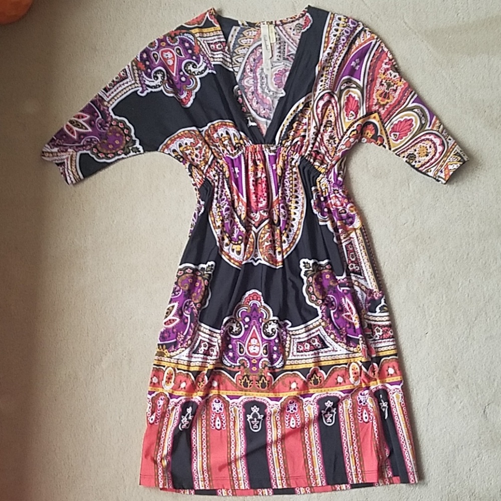 Women's 3/4 Length Sleeve Dress
